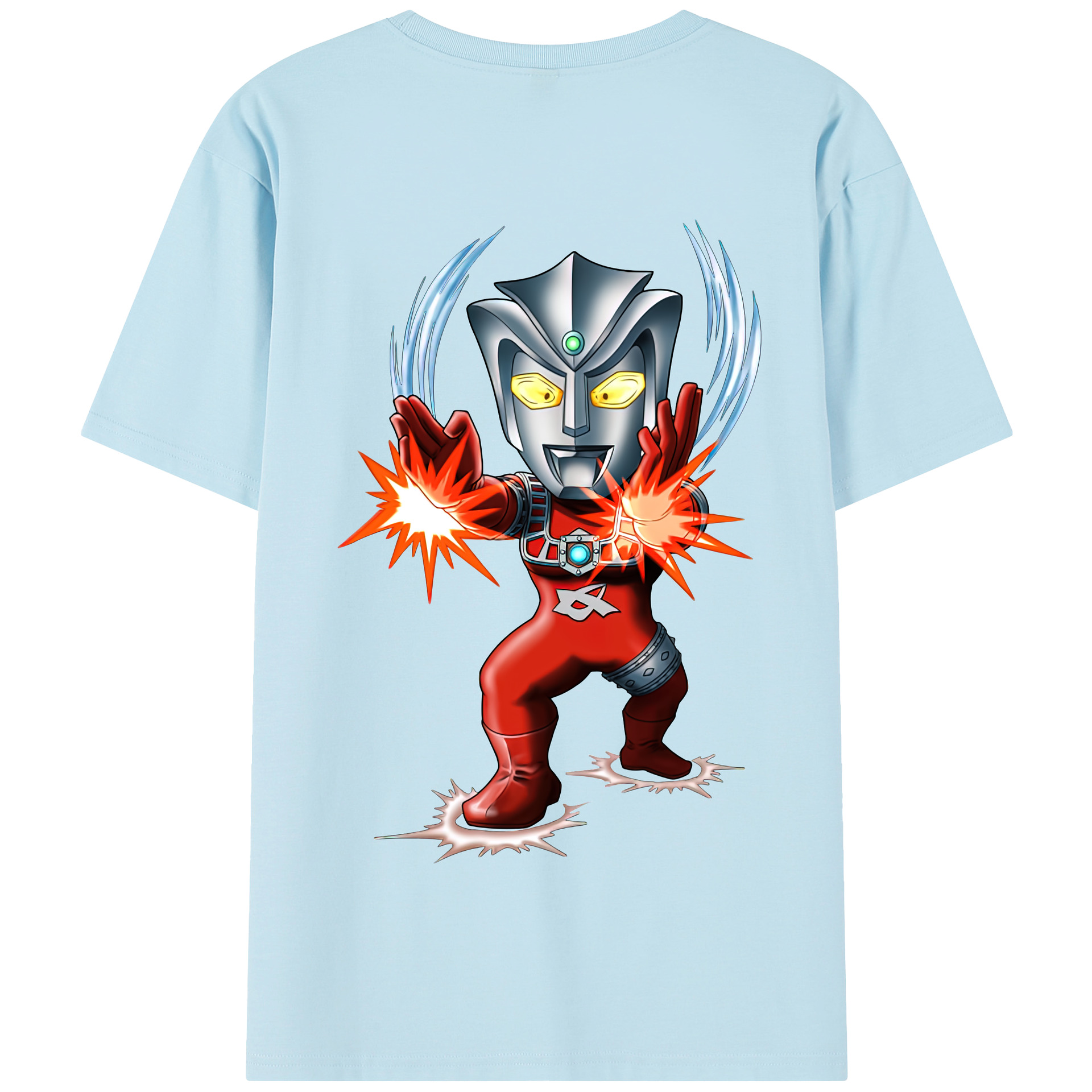 （画像用） ウルトラマン Ultraman 綿100％半袖Tシャツ（背面プリント）